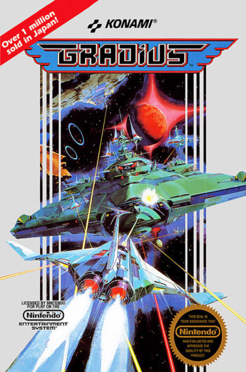 Gradius Nemesis Cartucho Caratula Videojuego Retro – Poster Print A3+ Super HD