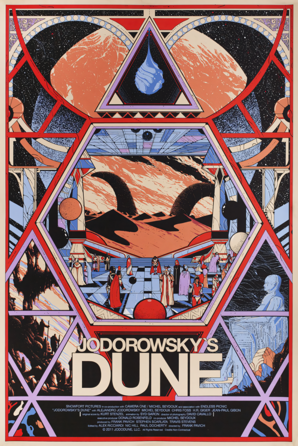 Jodorowski’s DUNE – Poster A3+ HD