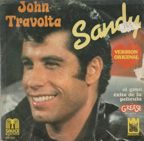 John Travolta – Sandy – Grease OST 1978 – Single Vinilo