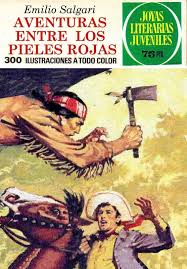 Joyas literarias juveniles__250__ Aventuras entre los Pieles Rojas.