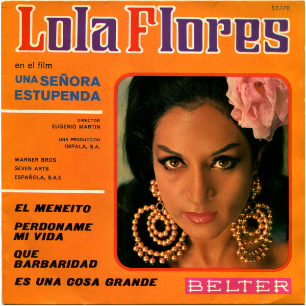 Lola Flores – Una señora estupenda BSO – El Meneito – Single EP 7 Pulgadas vinilo