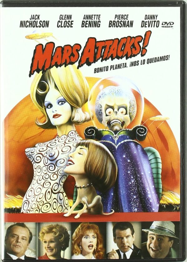 Mars Attacks – Tim Burton DVD Digipack Español 14480