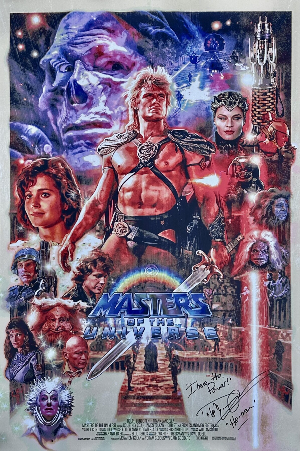 Masters del Universo Poster Ilustración Vintage A3Plus Super HD