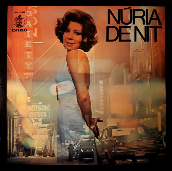 Núria Feliu – Núria de nit – Disco vinilo LP Cancó catalana