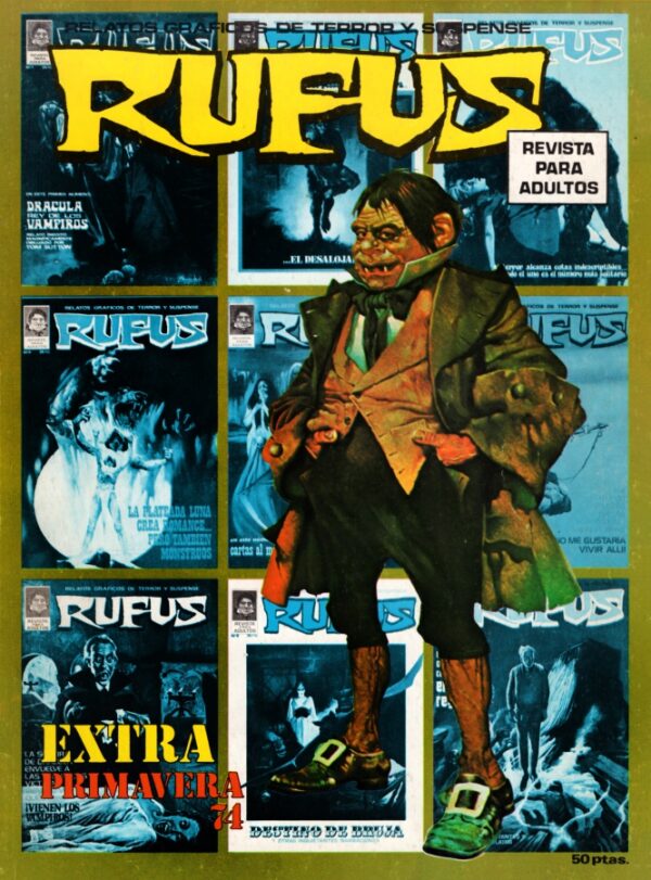 RUFUS Relatos gráficos de Terror y Suspense Extra Primavera 74
