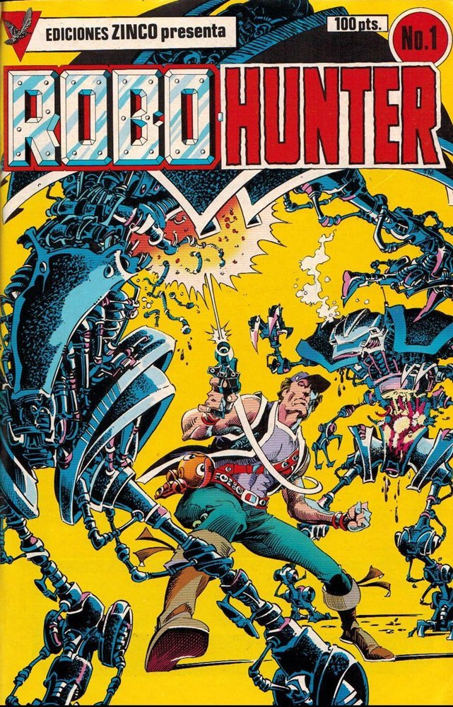 Robo Hunter 1 Comic Ciencia Ficción Pulp Ediciones Zinco