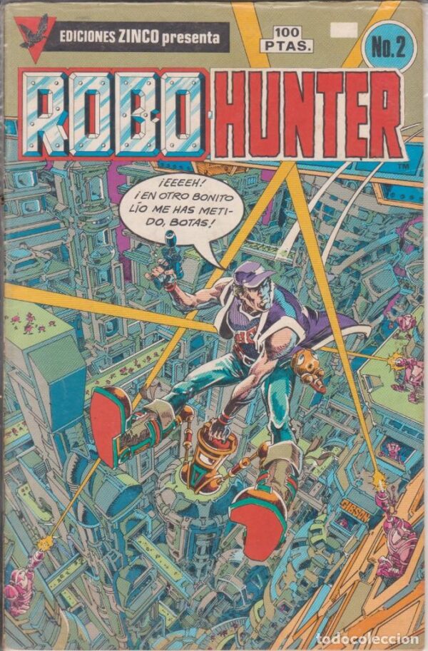 Robo Hunter Número 2 Zinco Comic Ciencia Ficción