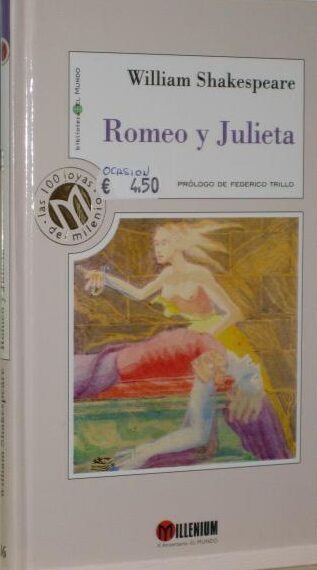 Romeo y Julieta – William Shakespeare – Biblioteca El Mundo – Libro Usado como nuevo