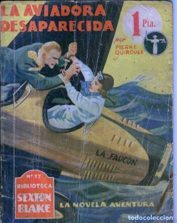 Sexton Blake_ La aviadora desaparecida – Pierre Quiroule Novela Pulp_PhotoGlimmer
