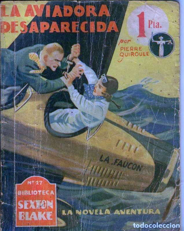 Sexton Blake_ La aviadora desaparecida – Pierre Quiroule Novela Pulp_PhotoGlimmer