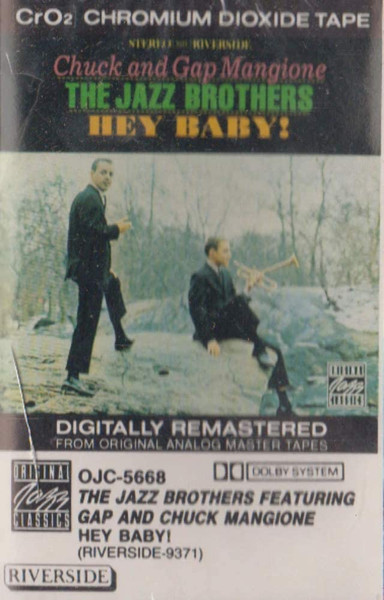 The Jazz Brothers Featuring Gap Mangione And Chuck Mangione – Hey Baby! – Cassette Tape Jazz