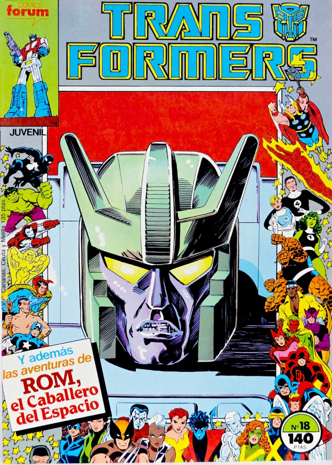 Transformers 18 forum marvel con Rom