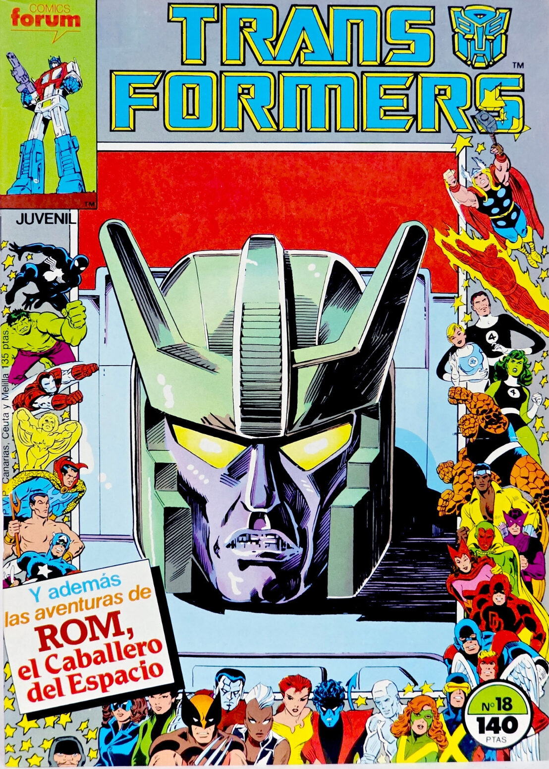 Transformers 18 forum marvel con Rom