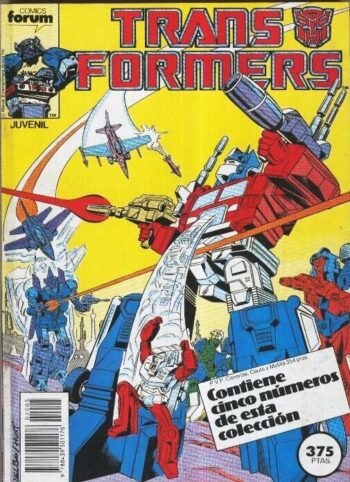 Transformers Forum Comics Retapado 36 al 40 - Comics vintage español