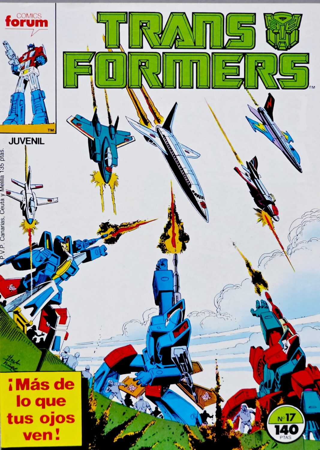 Transformers Forum Número 17 Comic Vintage