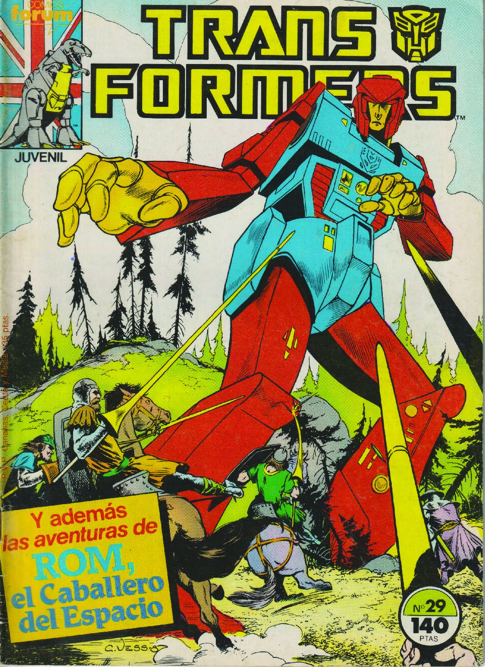 Transformers forum numero 29 Comic Vintage