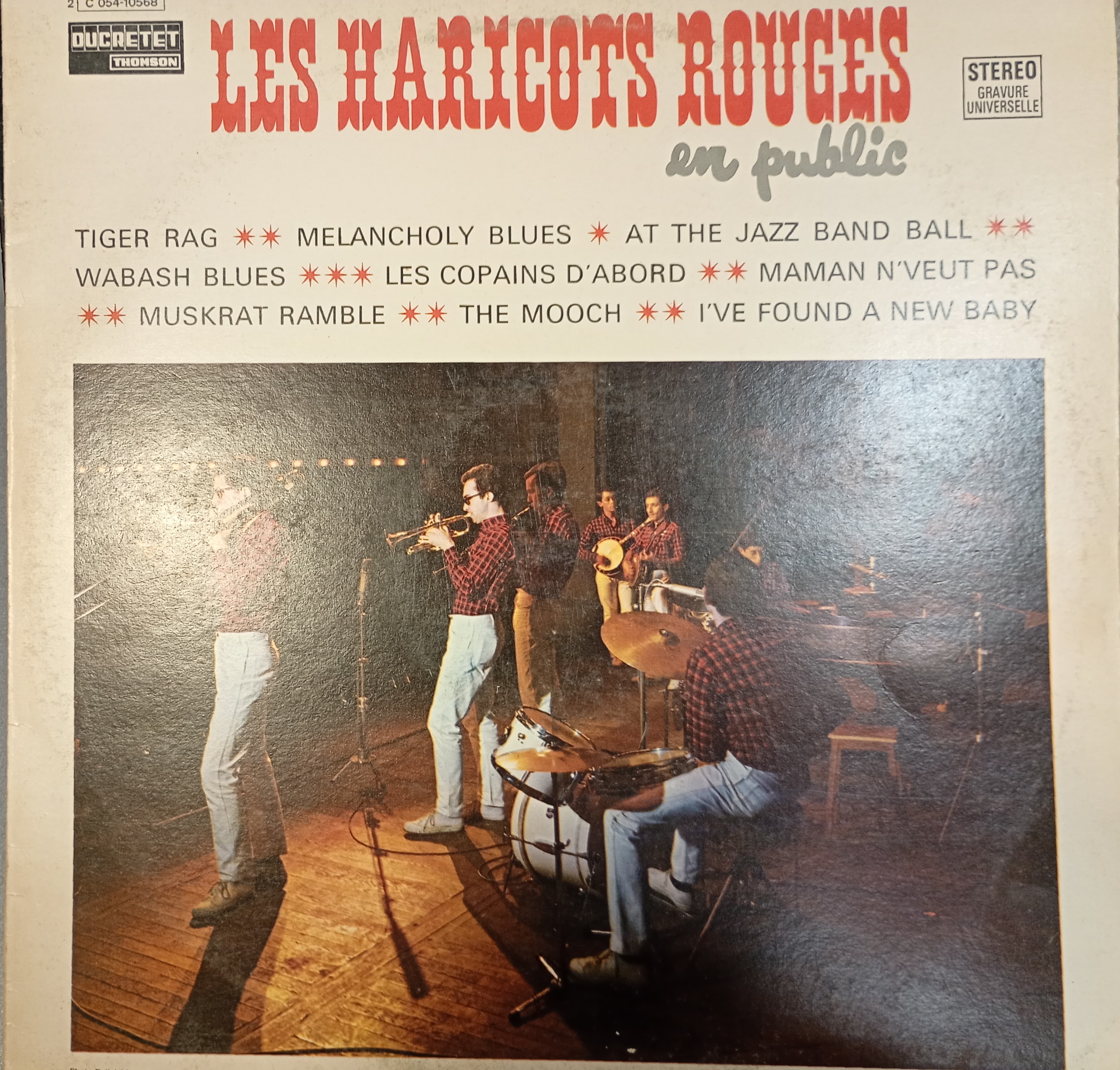 Les Haricots Rouges En Public - Disco vinilo 33 RPM Jazz